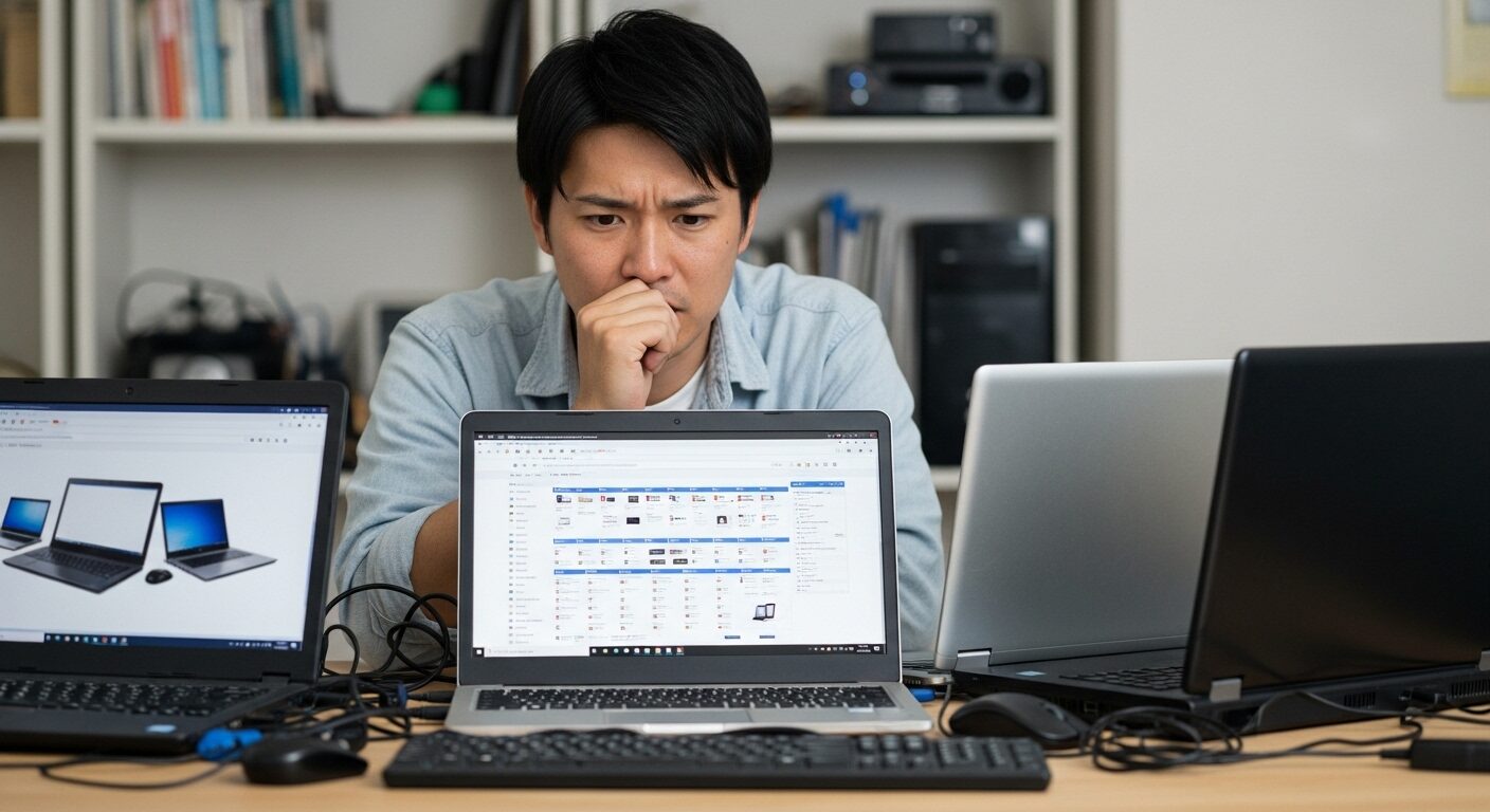 中古パソコンの賢い選び方のひらめき