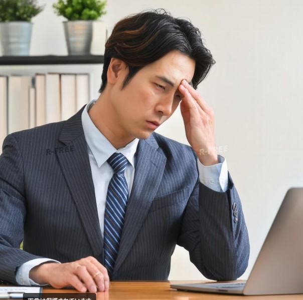悩む30代男性ブロガー