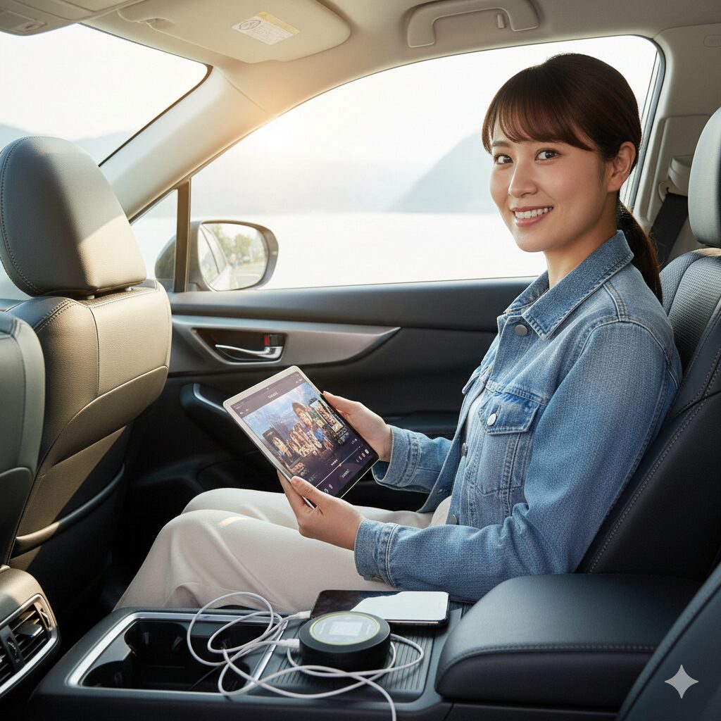 ネオチャージWiFi 車載 使い方