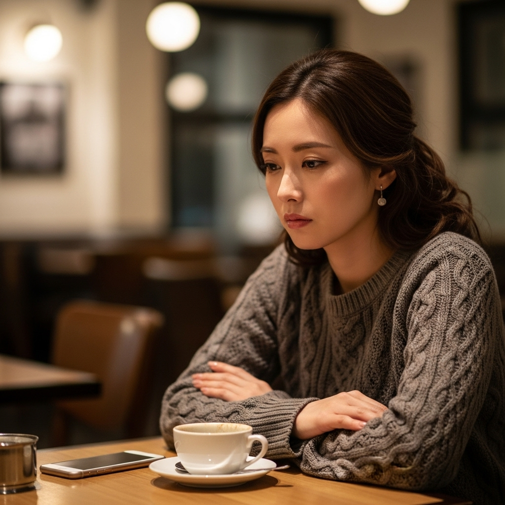 結婚できないで悩む30代の女性　日本人