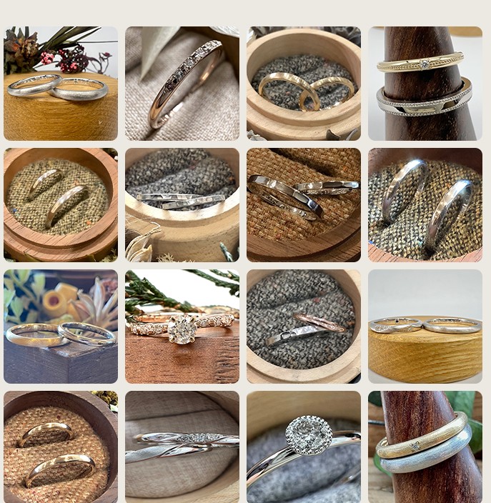 鎌倉彫金工房のデザイン相談の様子