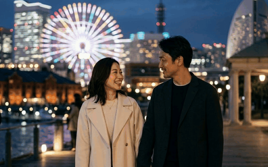 王道デートにおすすめの横浜・みなとみらいエリアの風景