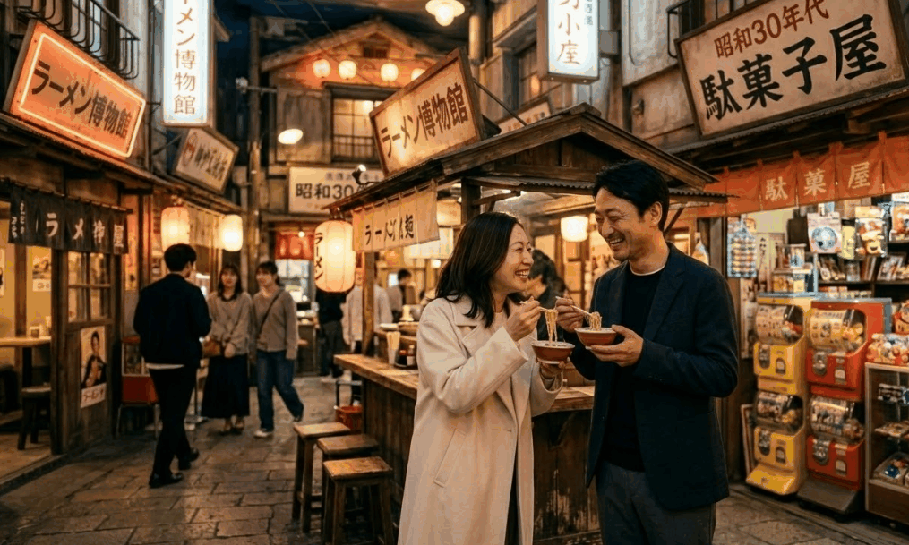 変化球デートにおすすめの昭和レトロな新横浜・ラーメン博物館