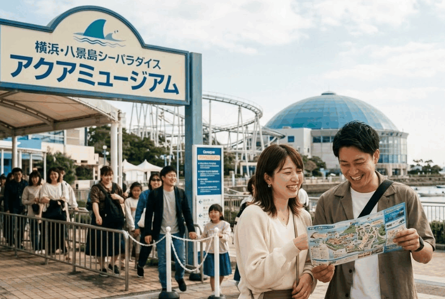 アクティブデートにおすすめの水族館や遊園地が楽しめる横浜・八景島シーパラダイス
