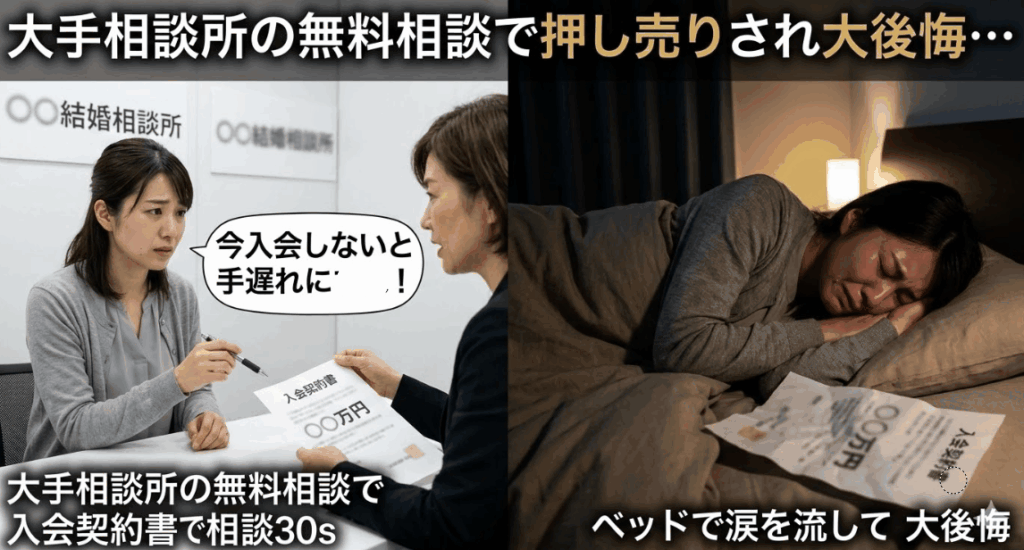 【失敗談】無料相談で押し売りされ、比較せずに数十万払って大後悔…