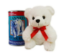 缶詰のテディベア