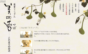 NHK美の壺のテディベア