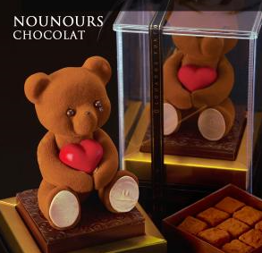 テディベアの高級チョコレート