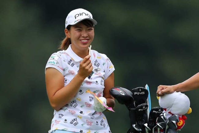 全英オープンゴルフ女子優勝渋野日向子（しぶのひなこ）