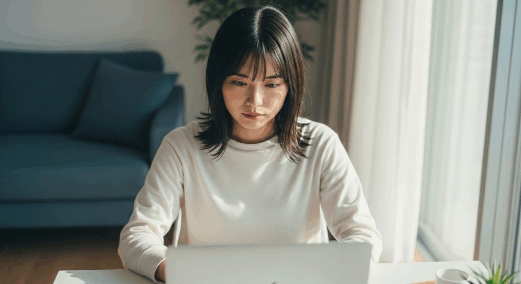 口コミ・評判を確認する男女