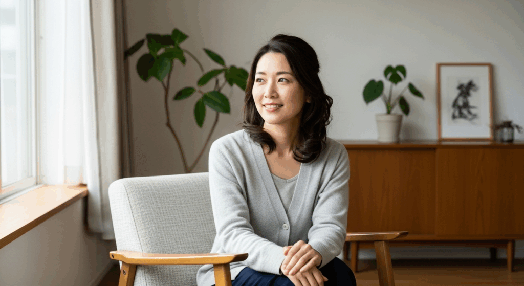 デ・ナイスで不安から解放されたイメージ